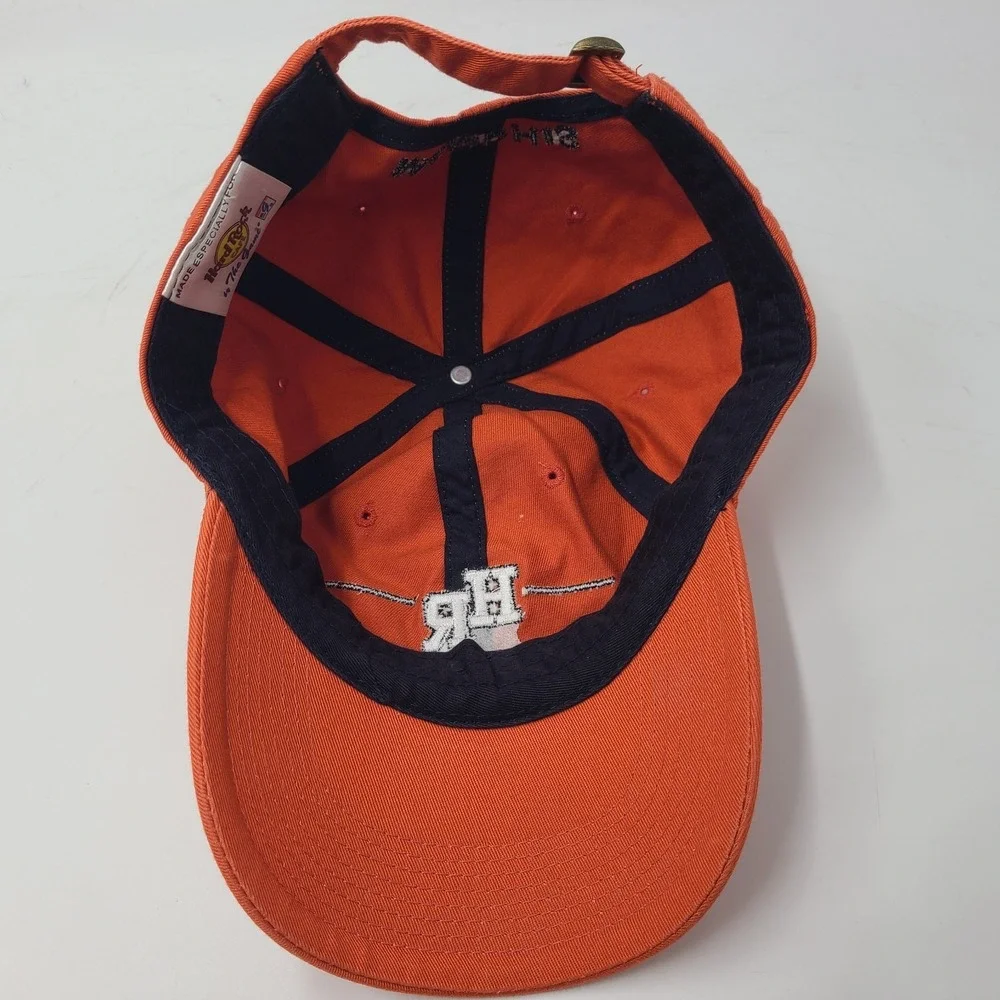 Hard Rock Cafe Hat‎ Strapback The Game Split Bar Orange Memphis Adjustable Men